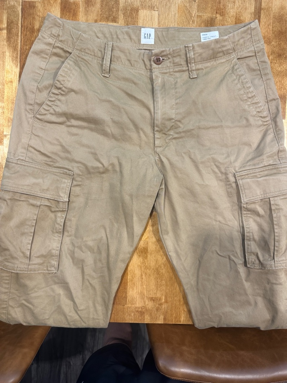 GAP Khaki Cargo Pants with Side Pockets